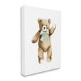 thumbnail image 3 of Stupell Industries Adorable Teddy Bear Nursery Animal Green Ribbon Graphic Art Gallery Wrapped Canvas Print Wall Art, Design by Studio Q, 3 of 7