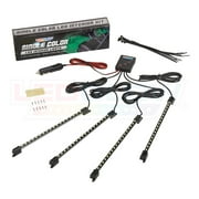 LEDGlow 4pc Purple LED Interior Underdash Lighting Kit
