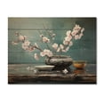 thumbnail image 3 of Designart "Zen Garden Asian Painting IX" Asian Art Print on Natural Pine Wood, 3 of 5