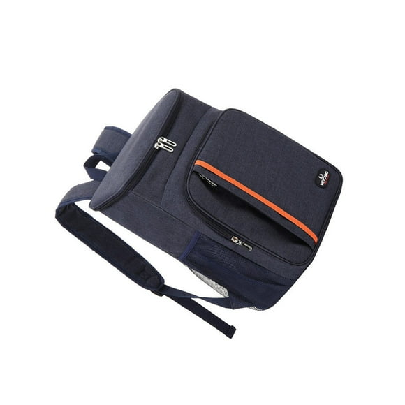WEYOUNG 18L Thermal Rucksack Waterproof Outdoor Backpack Barbecue Cooler Bag Oxford Cloth School Pouch Compartments Pocket Dark Blue