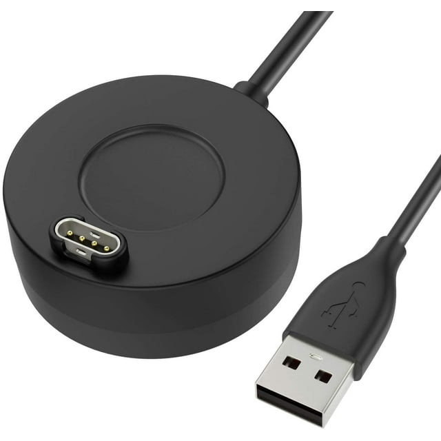 KOMI Station de Charge Compatible avec Garmin Vivoactive 3/4/4S/Venu/Fenix 7/7S/7X/5/5 Plus/5S/5S Plus/5X/5X Plus/6/6S/6X/6 Pro/6S Pro/6X Pro/Forerunner 745/Instinct, Station de Charge de Synchronisation de Données USB, Noir