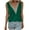 Green, variant on VANLOFE Casual Shirts Beige Women Tops Fashion Womens Casual Solid Color V Neck Tank Tops Sleeveless Lace Stitching Vest Tops Gift for Mother