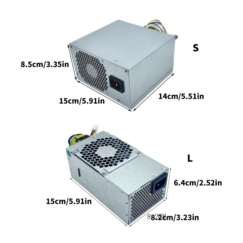 TIERPOP 10pin Power Supply 526T 530T Space Saving for Small PC Computer Builds with Superior Heat Management