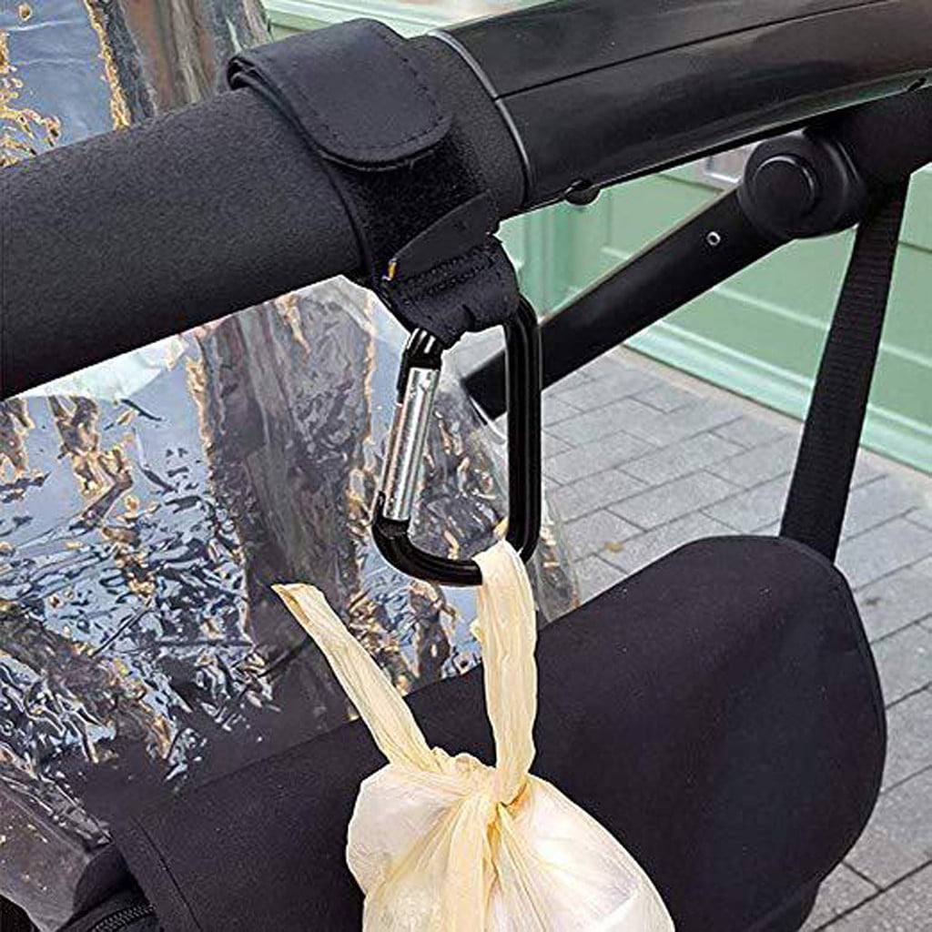 diaper bag hooks onto stroller