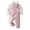 Pink, variant on Xudanell Baby Boy Suit Toddler Formal Outfit Kids 3 Piece Vest Gentleman Clothes Long Sleeve Shirt and Pants Set (Pink, 12-18 Months)