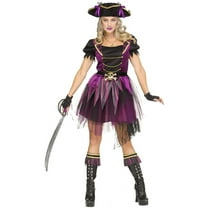 Stormy Seas Queen Sexy Pirate Womens Costume S/M size 2-8