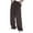 Coffee, variant on Men's Loose Fit Wide Leg Pants Casual Drawstring Waist Trousers Comfortable Relaxed Style for Daily Wear