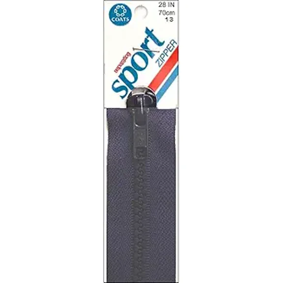 Coats Thread & Zippers F43 28-13 F4328-013 Sport Separating Zipper, 28", Navy