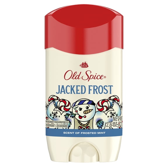 Old Spice Deodorant for Men, Antiperspirant, Jacked Frost-Frosted Mint, Holiday Edition, 2.6 oz
