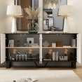 thumbnail image 3 of WIAWG Modern Accent Cabinet Buffet Sideboard with Adjustable Shelves for Living Room Dining Room, 3 of 8