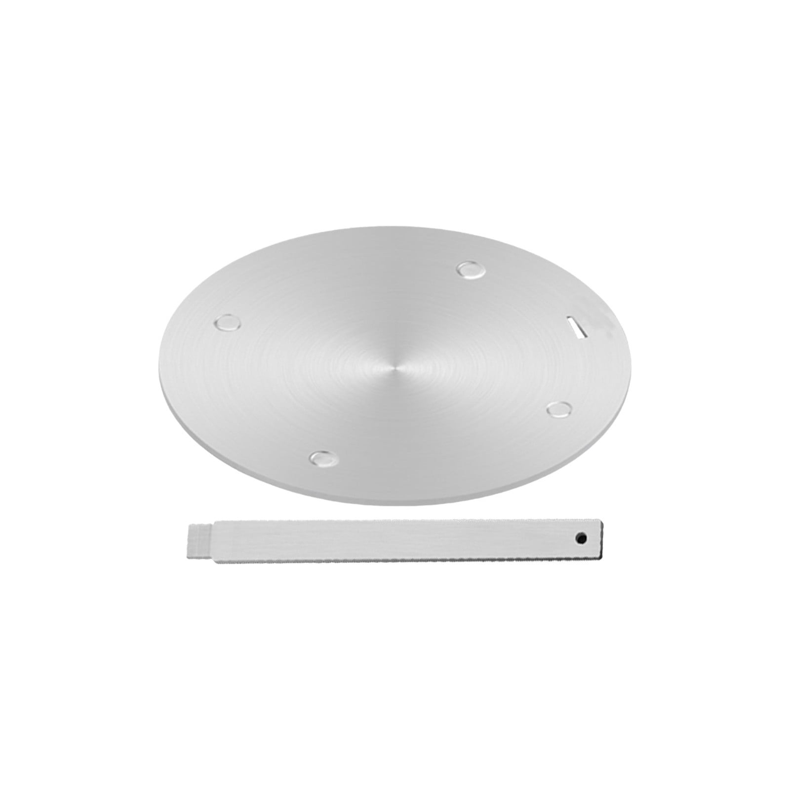 ChenyGod Induction Adapter Plate, Stainless Steel Heat Diffuser Plate with Detachable Handle, Induction Pan Converter for Electric Gas Stove Glass Cooktop, Induction Converter Disk, 6.3"
