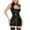 Black, variant on Aofany Womens Camisole Dress Multi-color Patent Leather Sexy Shaping Zipper Mini Dress