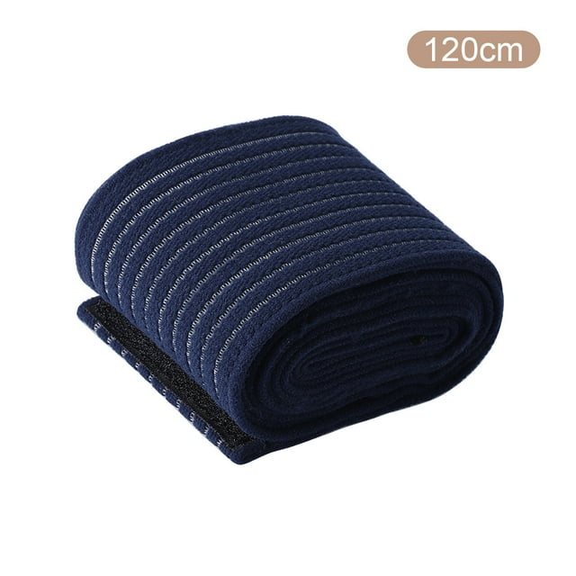 Wosthever 1 vendaje de compresión de alta elasticidad de 40 ~ 180cm, cinta de kinesiología deportiva para tobillo, muñeca, rodilla, pantorrilla, Gimnasios en casa azul 120cm Wosthever OD000837-09