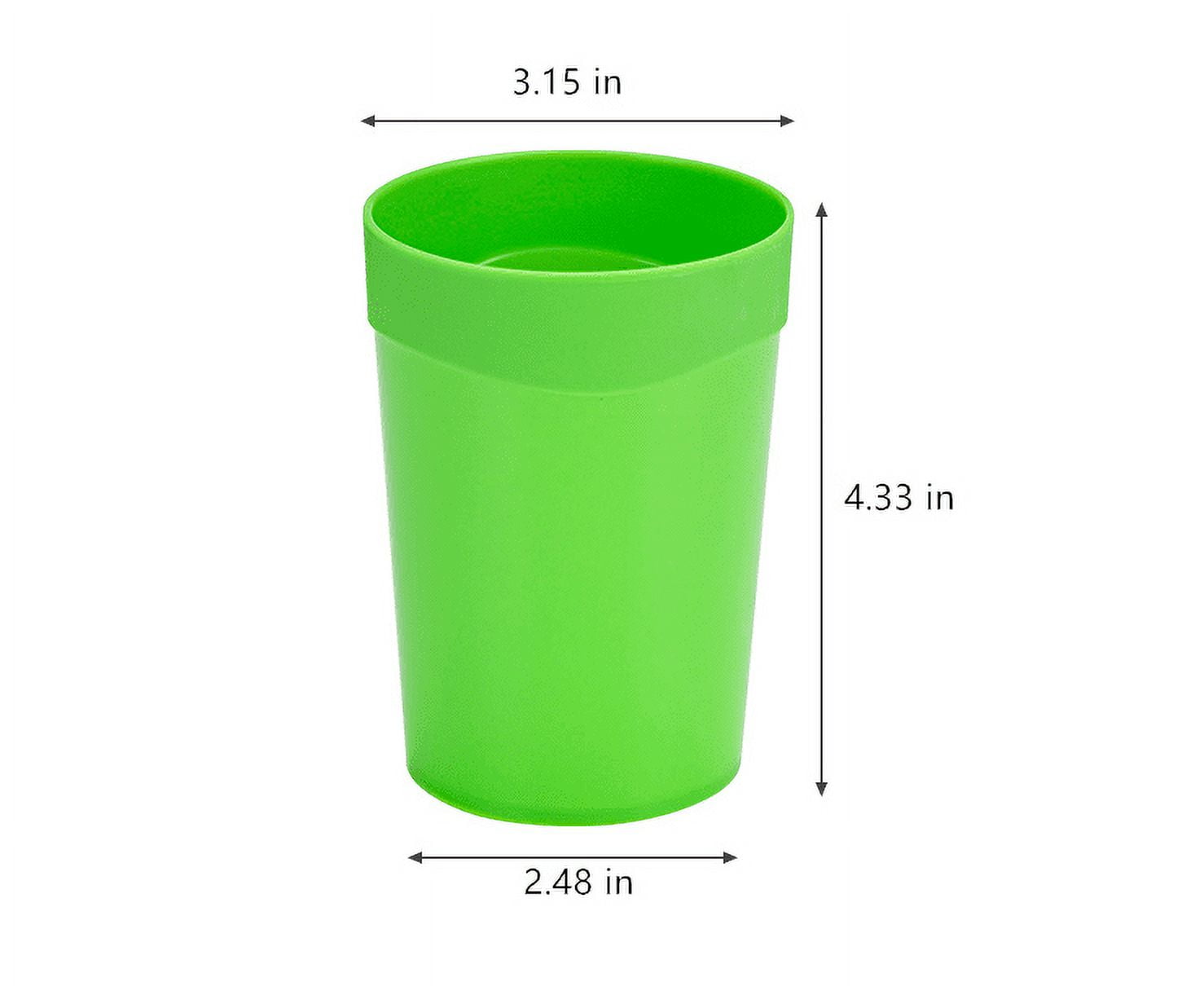 Triani 12 oz Kids Tumbler Set, 7 Pack – Plastic Kids Cups with