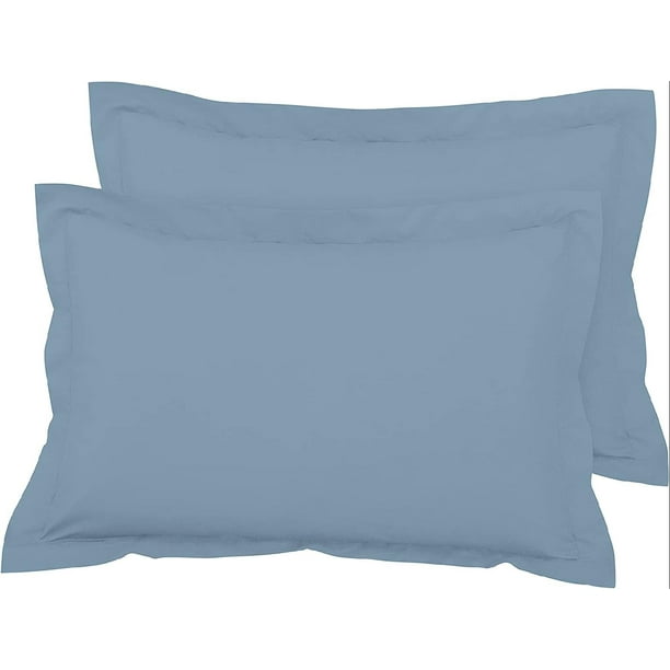 Pillow Shams 2 Pack Euro Size 26x26 Inch Brushed 1800 Microfiber
