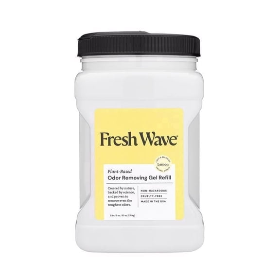 Fresh Wave Lemon Scent Odor Removing Gel Refill, 63 oz.