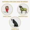 thumbnail image 7 of 3 in 1 Winter Jacket, Fleece-Lined Dog Jacket with Harness, Waterproof & Windproof for Small/Medium/Large Dogs Cat, 7 of 7