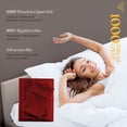 thumbnail image 4 of SGI Bedding 1000 TC Egyptian Cotton Bed Sheet Set - Full Size Sheets 1000 Count Sheets for Full Size Bed - Soft, Durable Sheets Cotton Sheets in 1000 TC 15" Deep Burgundy, 4 of 7