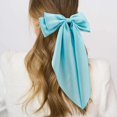 thumbnail image 3 of Large Hair Bows, 2PCS Satin Hair Ribbons Bow Hair Clips, Oversized Long Tail Hair Bow Barrette Satin Hair Bows Cute Hair Accessories for Women Girls, 3 of 7