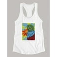 thumbnail image 3 of Bird In The Tropics. Ii Racerback Tank Women -Carolee Vitaletti Designs, Female Medium, 3 of 4