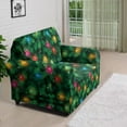 thumbnail image 3 of XYZCANDO Green Christmas Lights Couch Cover for 1 Cushion Couch Armchair Slipcover Sofa Cover Living Room Stretch Sofa Slipcover for 1 Seater Furniture Covers, 3 of 6