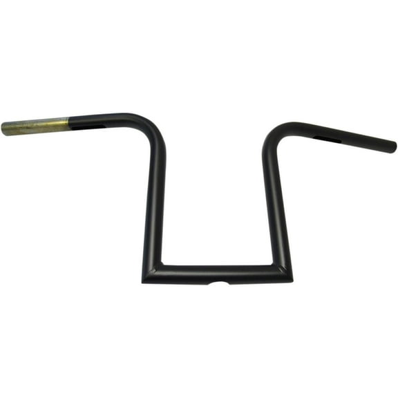 La Choppers LA-7381-10M 1in. Old School Bourbon Ape Hanger Handlebar - 10in. - Black