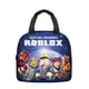 thumbnail image 1 of Roblox bolsa de comida Roblox, bolsa de hielo portátil de dibujos animados, bolsa de almuerzo para niños, mochila escolar para niños y niñas, nueva, 1 of 4
