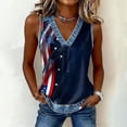 thumbnail image 4 of Womens Summer Tops Memorial Day Outfits for Women Fourth of July Shirts for Women Usa Graphic Tee Womens Patriotic Tops Red White and Blue Shirts for Women Casual Tops Cotton T Shirts Women, 4 of 5