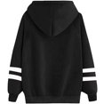 thumbnail image 3 of Sudadera informal de manga larga con capucha y estampado navideño para mujer Pompotops gfhjh13768, 3 of 7