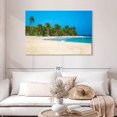 thumbnail image 2 of Elephant Stock White Shores Of Flamenco Beach Wall Art - Horizontal Canvas Wall Art - Living Room Wall Decor - Places Canvas - Blue And Turquoise Decor - 45" x 30", 2 of 8