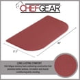 thumbnail image 5 of Anti-Fatigue Kitchen Mat, Red, Playa Basketweave Wedge by Chef Gear, 17.5 in. x 48 in., 5 of 8