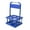 blue, variant on Foldable Plastic Drink Carrier,4 Cup Reusable Beverage Delivery Holder,Basket Foldable Beer Bottle Caddy Bucket Holder for Daily Use Party,Beer Bottle Holder with Handle for Party
