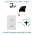 thumbnail image 4 of Apagador Inteligente BroadLink BestCon 2 Botones RF 433 MHz No necesita Neutro, 4 of 10