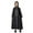 Black*, variant on RUTAYY Children Girls Dress Embroidered Hooded Dress Robe Lace Trim Long Sleeve Party Gown with Floral Applique Holiday Chic Dresses