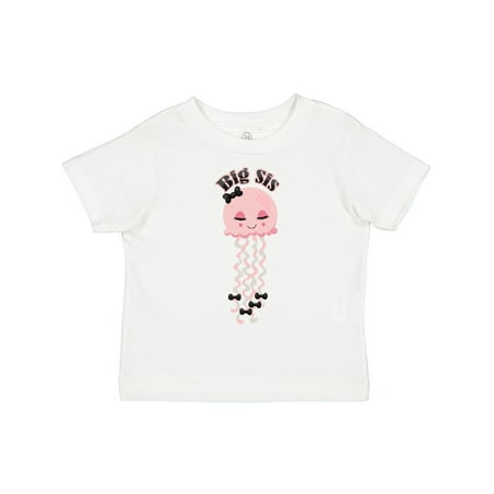 

Inktastic Cute Jellyfish Big Sis Gift Toddler Toddler Girl T-Shirt