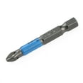 thumbnail image 2 of HLONK 10pcs 50mm PH2 Phillips Tip Screwdriver Bit Set Anti Electric Magnetic Screwdriver Bits, 2 of 5