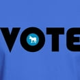 thumbnail image 3 of CafePress - Vote Blue White T Shirt - Men's Classic Graphic Cotton T-Shirt, 3 of 4