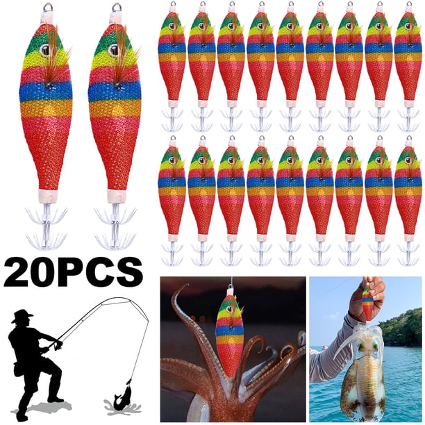Gancho Paraguas Doble Cebo Pesca Cebo Artificial Luminoso (estilo D)