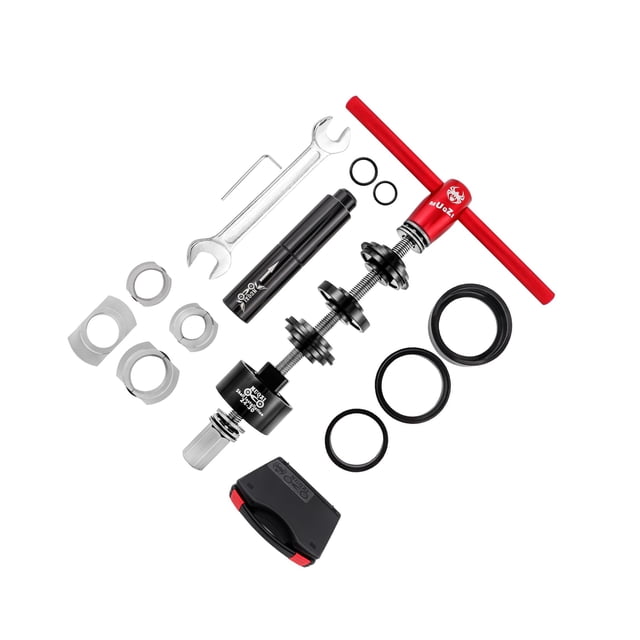 fastboy Bike Bottom Bracket Install and Removal Bearing Tool Red Set Tools Durable Press Red 25x22x7cm