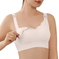 thumbnail image 2 of Bixock Nursing Bras for Breastfeeding Seamless Ultra Comfort Maternity Bra Jelly Bra Breathable Lingerie Wear for Daily Postpartum Pregnant Wear, 2 of 6