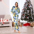 thumbnail image 7 of FORMRS Onesies Pajama for Adults Unisex Hoodie Winter Jumpsuit One Piece Sleepwear, Sizes S-2XL, Cartoon Lemon Leaves, 7 of 7