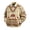 Beige, variant on Men Corduroy Work Jacket Lapel Collar Long Sleeve Zip Christmas Outerwear with Pocket Casual Santa Dinosaur Print Fall Winter Coats Light Brown XL