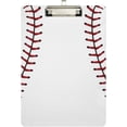 thumbnail image 2 of Coolnut Baseball Clipboard, Acrylic Standard A4 Letter Size Clip Board with Low Profile Clip for Office, Classroom, Doctor, Nurse and Teacher, 12.5"x9", 2 of 7