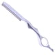 thumbnail image 1 of Soidarity 1 Juego de cortadora de pelo resistente al desgaste, peine de corte de pelo a la moda, tijeras duraderas de diseño único a prueba de herrumbre Cuidado del cabello Plata Soidarity CE011695-04, 1 of 6