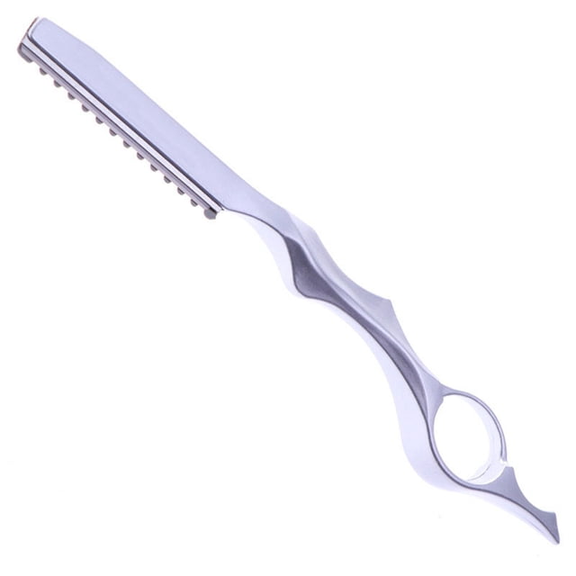 Soidarity 1 Juego de cortadora de pelo resistente al desgaste, peine de corte de pelo a la moda, tijeras duraderas de diseño único a prueba de herrumbre Cuidado del cabello Plata Soidarity CE011695-04