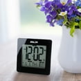 Baldr CL0114BL1 Atomic Alarm Clock with Time Calendar Function, Black