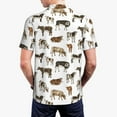 thumbnail image 4 of Balery Cow Printed Men’s Short Sleeve Polo Shirt, Midweight Men's Shirt,Golf Polo shirts -4X-Large, 4 of 9