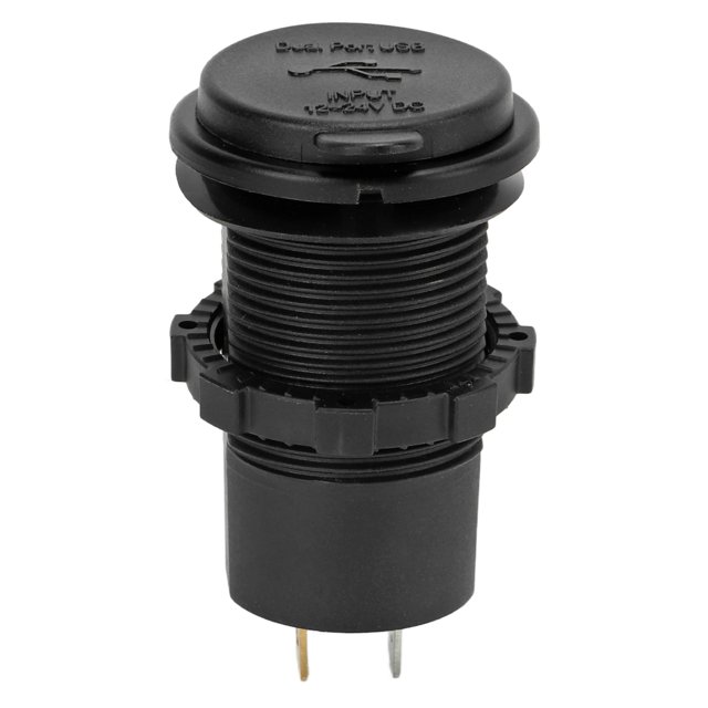 Adaptador de cargador USB para automóvil, cargador de puerto USB para automóvil, cargador de automóvil Q, toma de corriente USB para automóvil, diseño aerodinámico