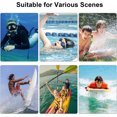 thumbnail image 6 of New Updated Extreme Waterproof Underwater Diving, Snorkel Phone Case with Bluetooth Remote Control for All iPhone (Max, Plus, S), Samsung, LG, Google, Android Up to 50Ft, 15M with Lanyard Blue&, 6 of 9