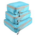 thumbnail image 1 of Eigraketly Compression Suitcase Wear Resistant Luggage Organizer Storage Bags for Shoes  Mochilas de mochilero Azul 3 piezas, 1 of 1